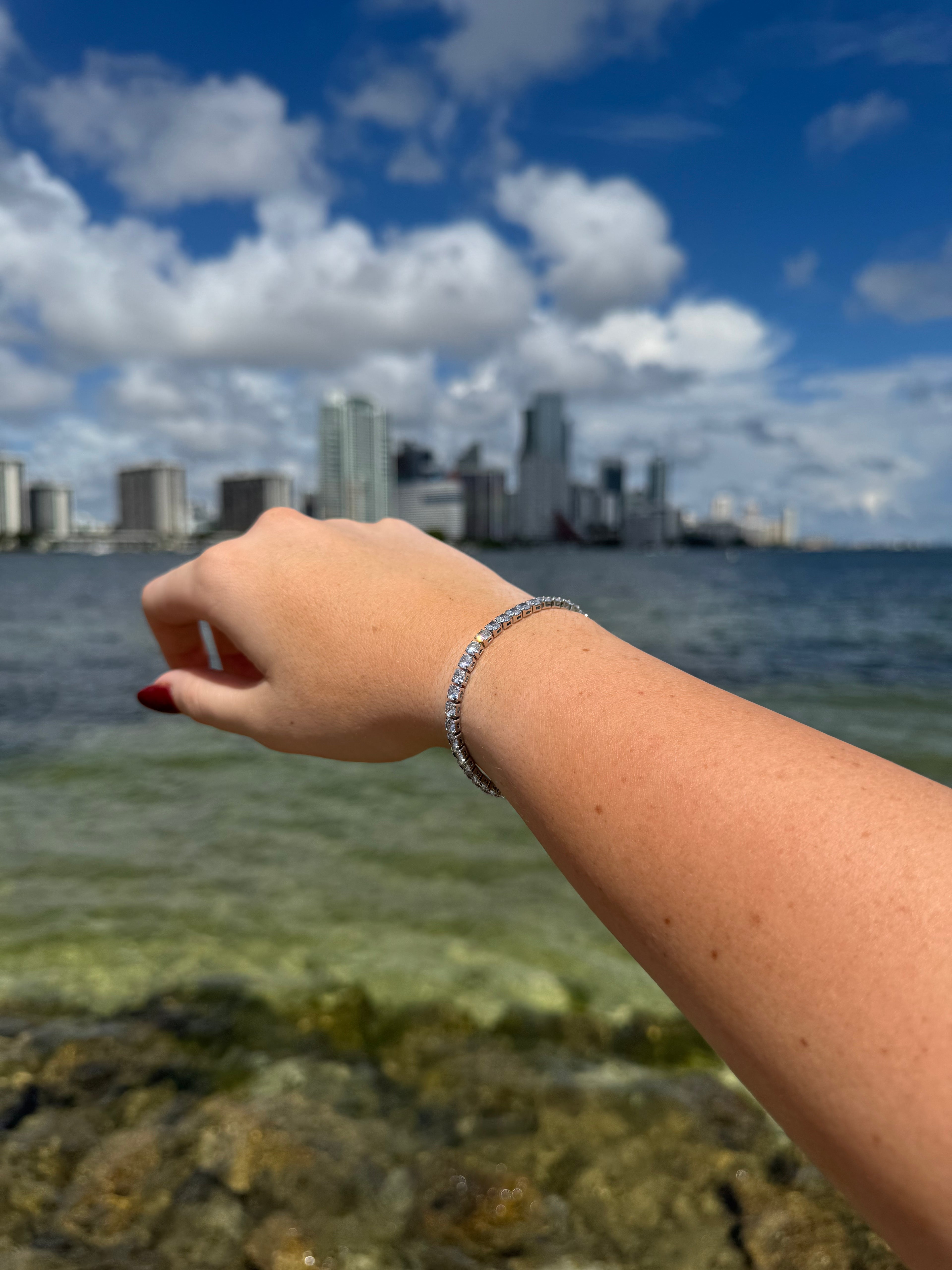 Silver Tennis Bracelet