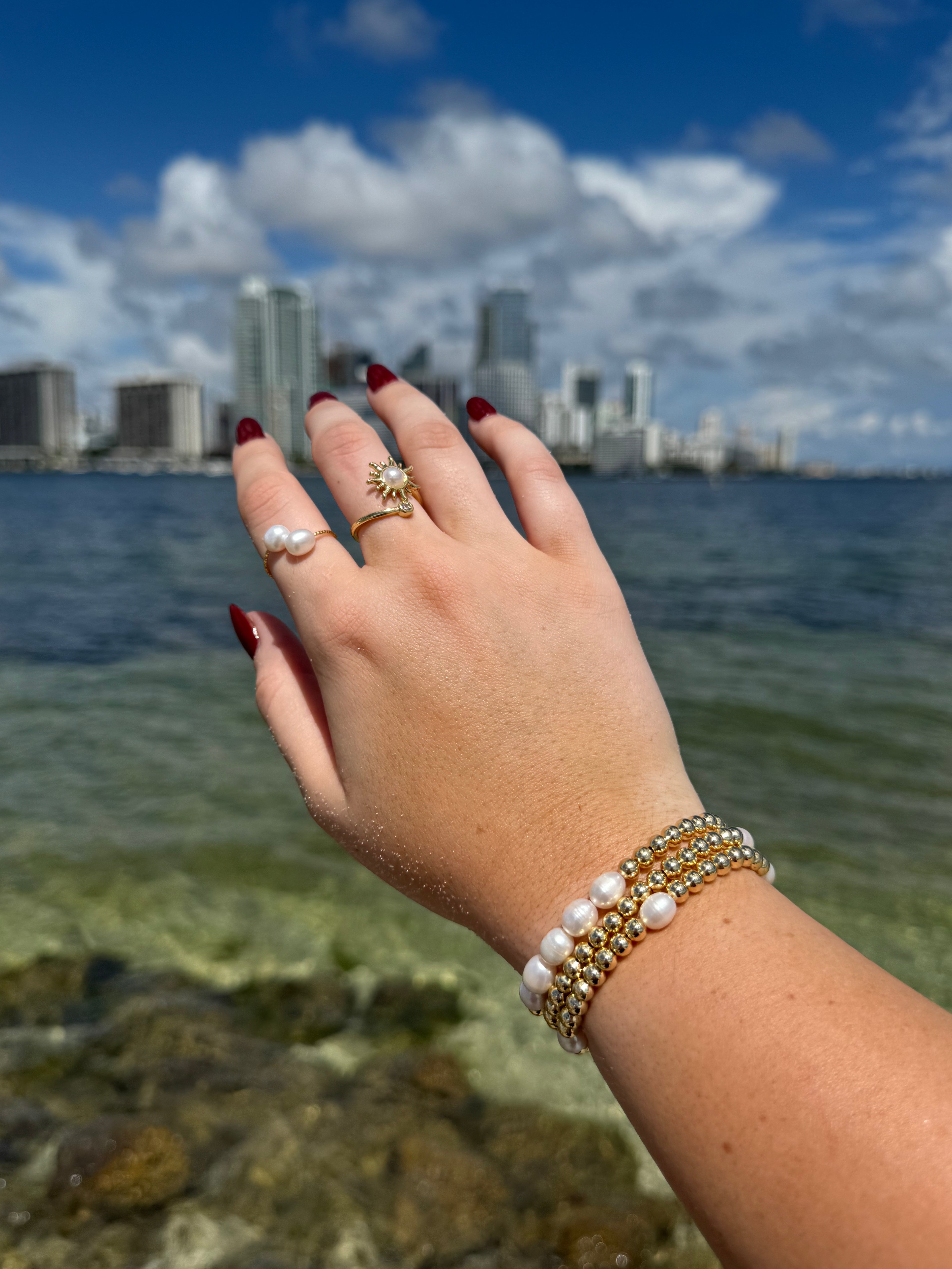 Pearl Bracelet Stack